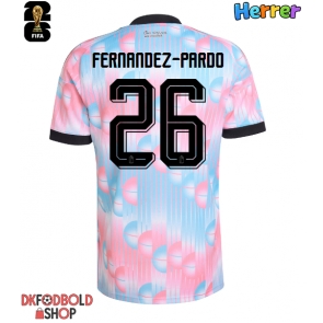Belgien Matias Fernandez-Pardo #26 Udebanetrøje VM 2026 Kort ærmer Belgien Matias Fernandez-Pardo #26 Udebanetrøje VM 2026 Kort ærmer
